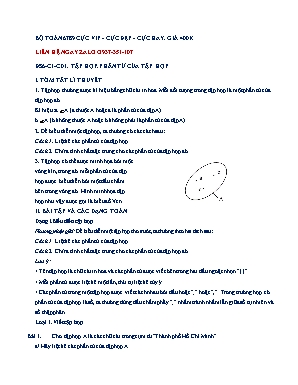Tài liệu ôn tập Đại số Lớp 6